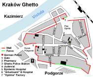 Krakow Ghetto Map