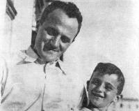 Ringelblum and his son Uri