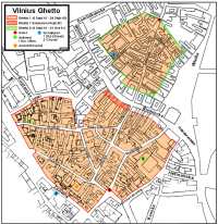 Vilnius Ghetto Map
