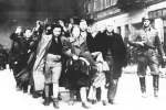 The last Jews in the Warsaw Ghetto, being brought to the Umschlagplatz