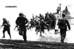 D Day: Allied Troops enter the Beach in Normandy